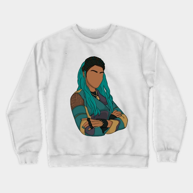 Uma - Descendants 3 Crewneck Sweatshirt by hereidrawagain